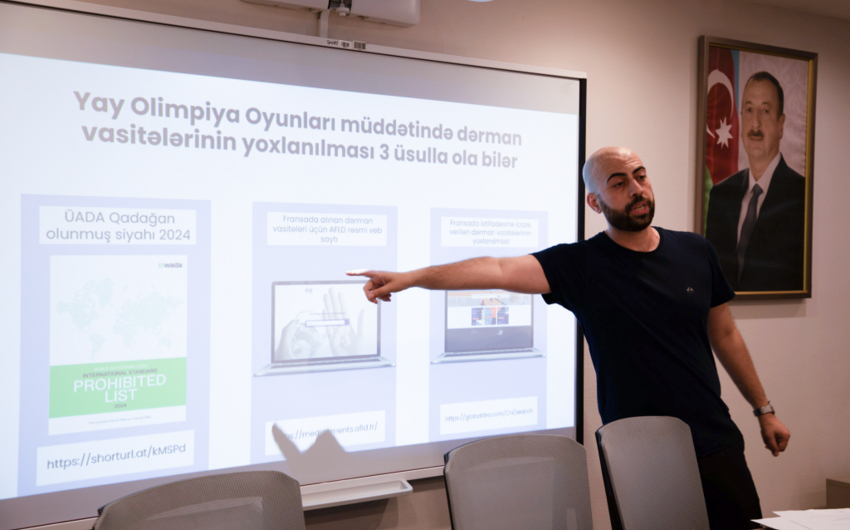 AMADA Paris-2024-ə lisenziya qazanan güləşçilərimiz üçün seminar təşkil edib